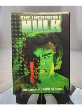 Vtg Incredible Hulk Complete 1 One First Season (4 DVDs, 2006) Holographic Cover